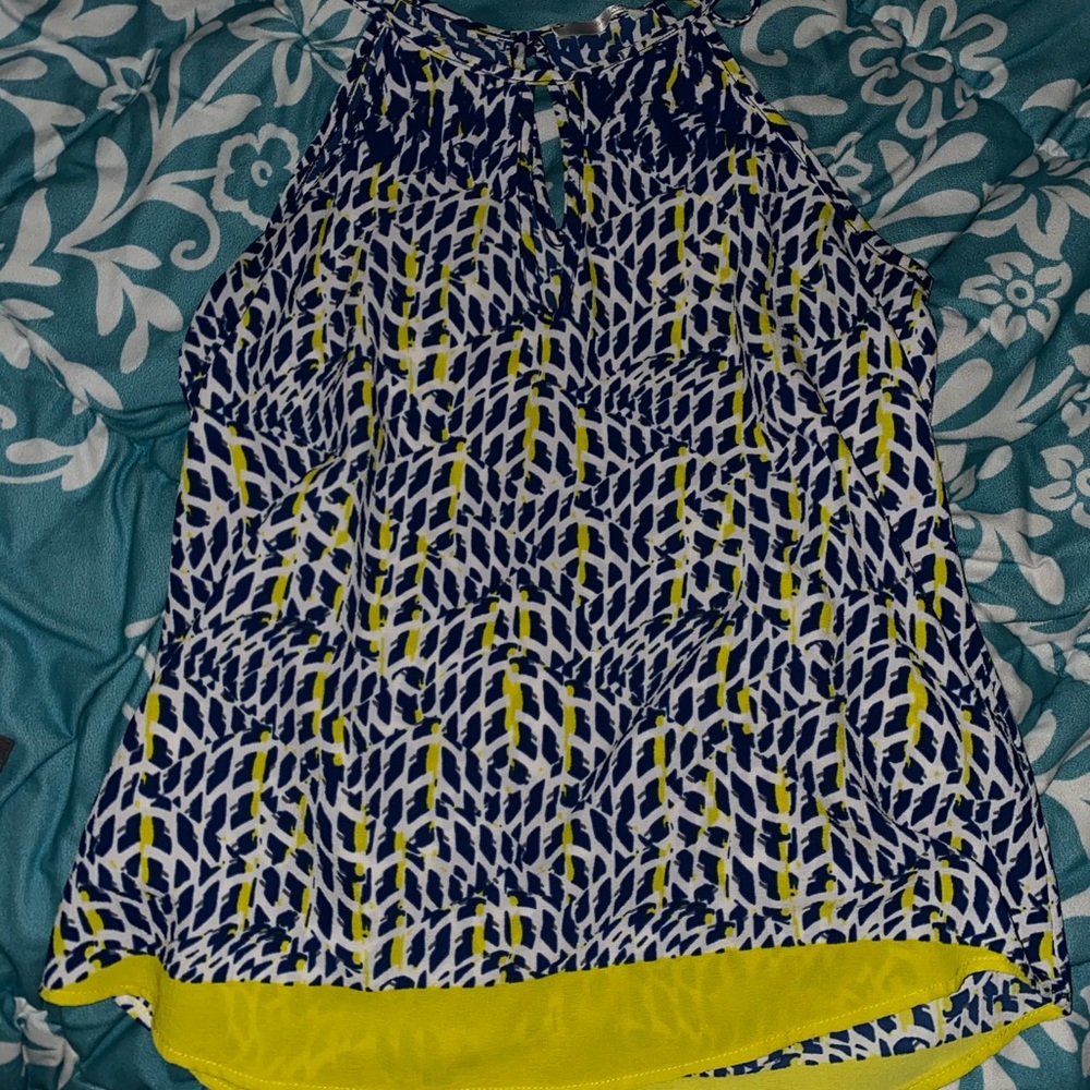 Yellow blue top